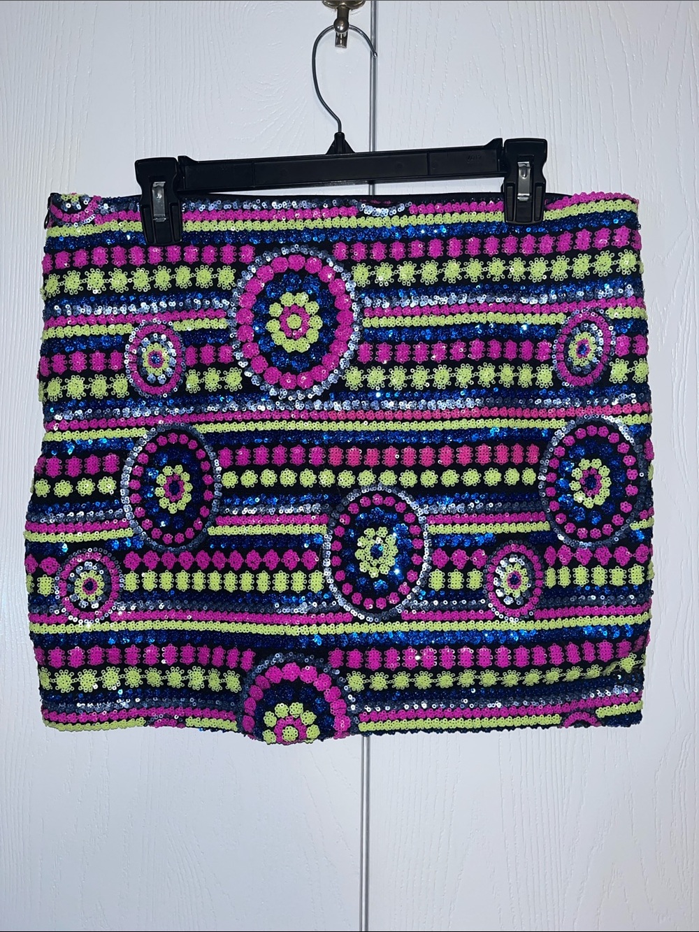 Lofty Manner Sequin Mini Skirt